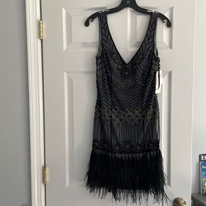 Beaded cocktail dress
